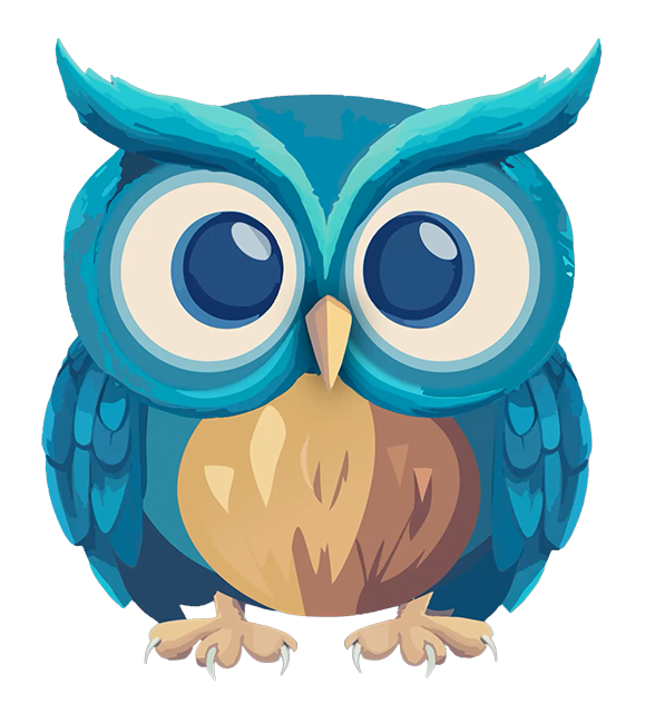 DeltaClaims Owl Mascot